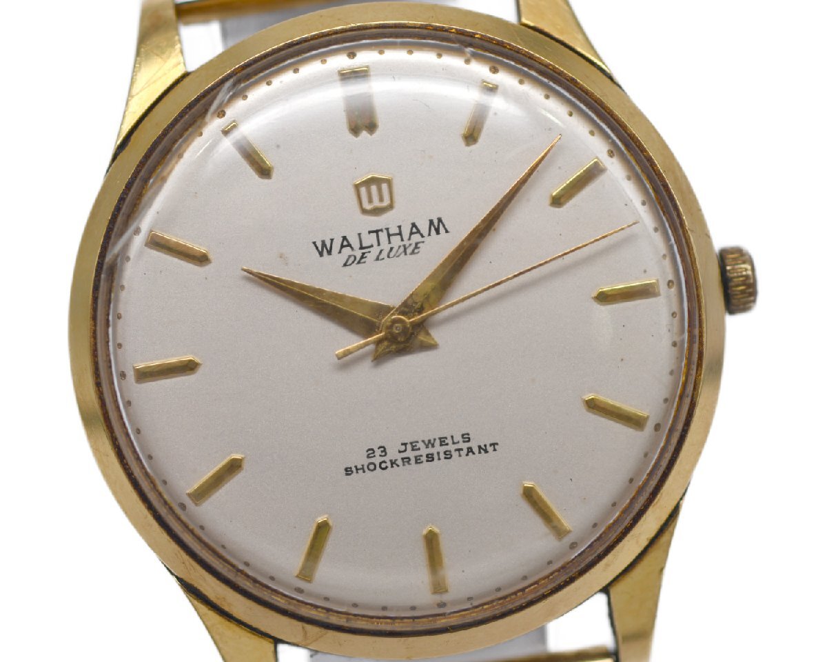 [中古品] 稼働品【WALTHAM】ウォルサム DELUXE デラックス 23JEWELS 手巻 メンズ ヴィンテージモデルの画像3