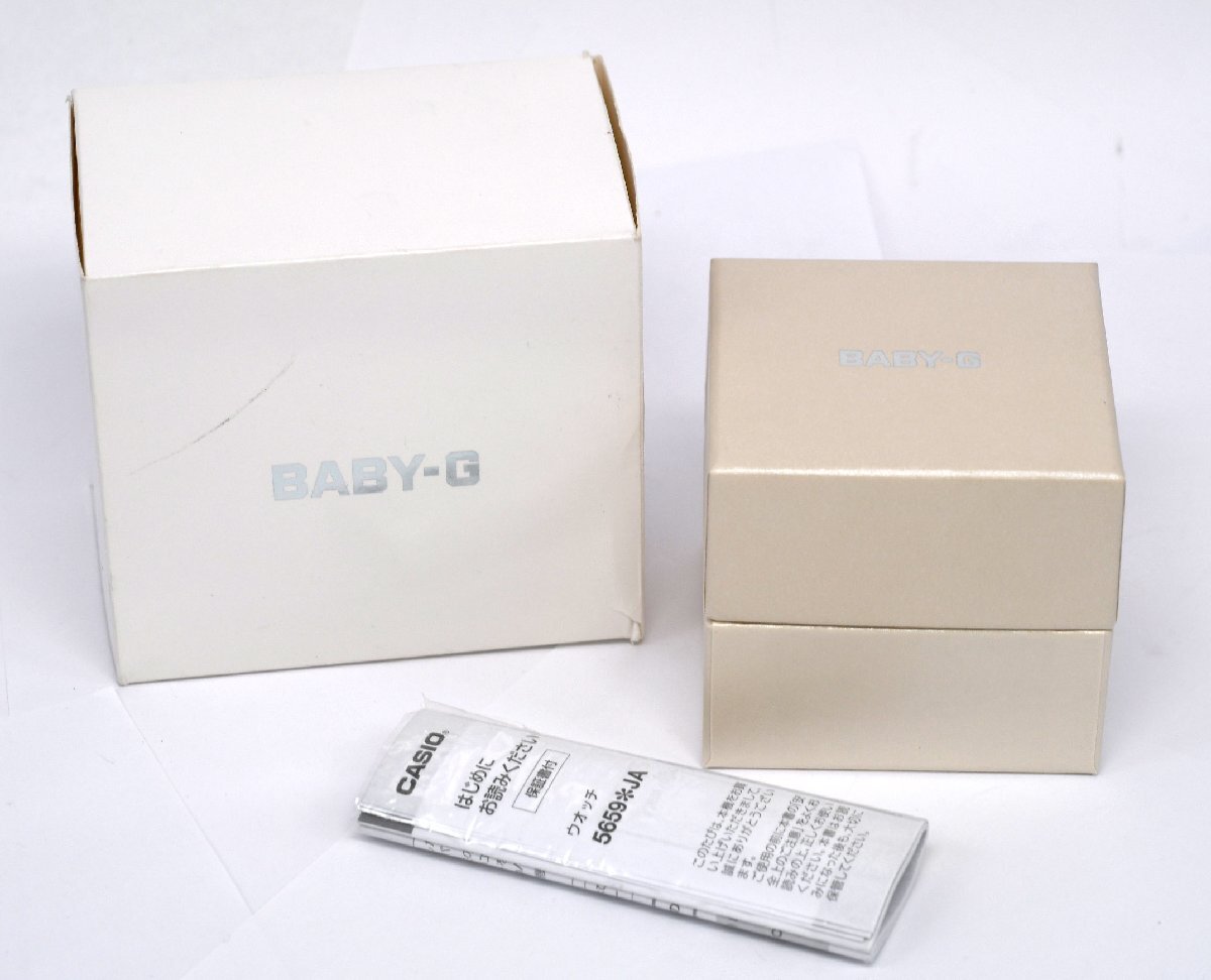 [未使用品] 稼働品【CASIO】Baby-G MSG-B100-4AJF G-MS タフソーラー Bluetooth 動作OK 未使用品 定価3.355万 箱 保証書付 未使用品_画像10