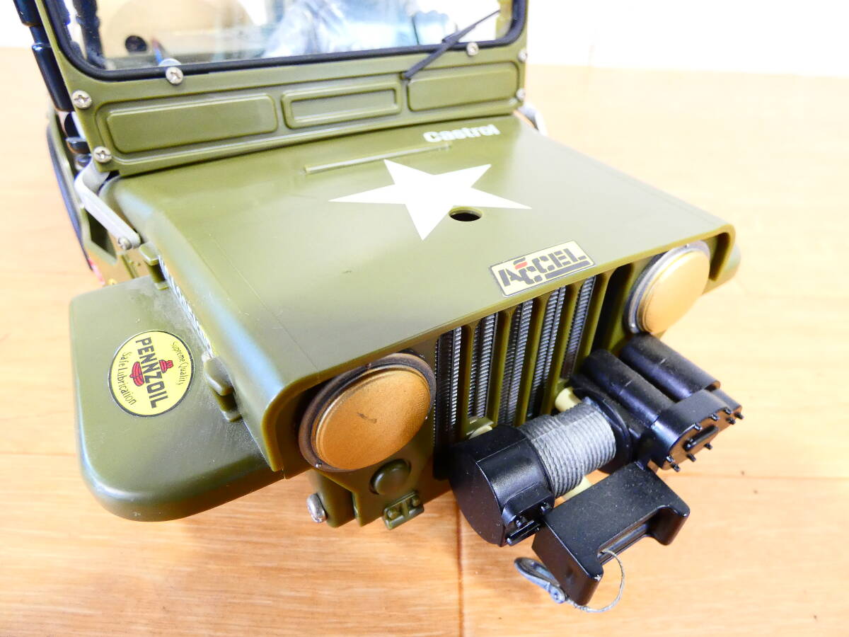 ◎ジャンク TAMIYA/タミヤ ラジコン 電動R/C WILD Willys/ワイルドウイリス 車両のみ 1/10スケール 動作未確認 現状品渡し ＠100(2)_画像8