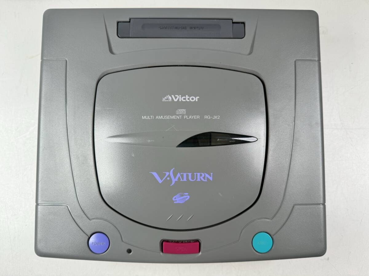 ♪【中古】SEGA Victor V-Saturn 本体 RG-JX2 セガ ビクター Vサターン SEGA SATURN セガサターン 動作品 @80(2)_画像2