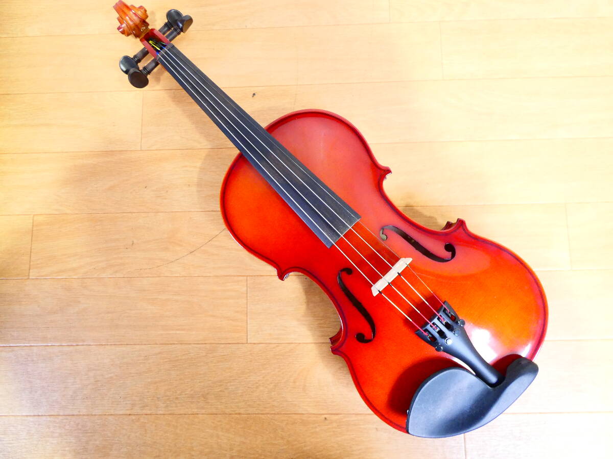 【USED!KAWAI VIOLIN バイオリン KVI-50S Size:4/4★河合楽器/ケース・弓付き/弦楽器 ※現状品＠140（3）】_画像3