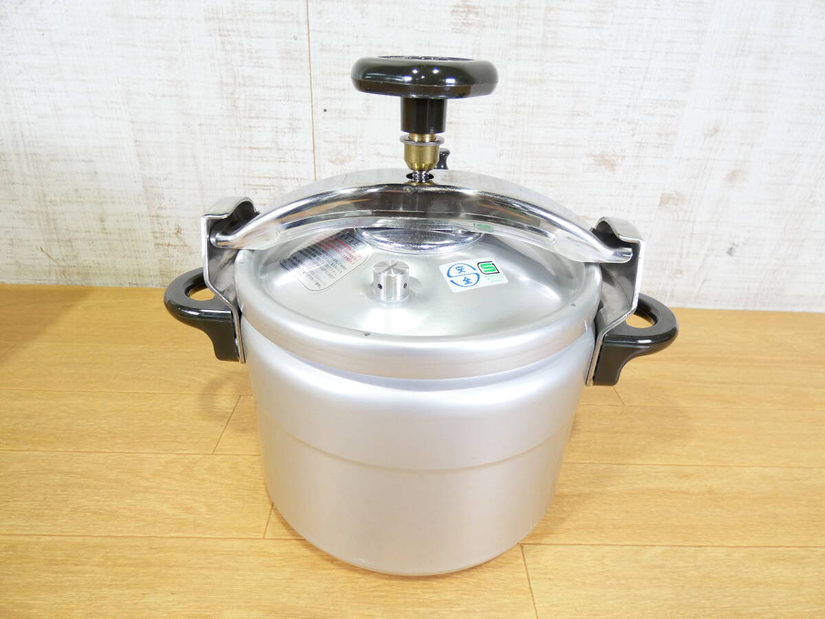 ◇未使用長期保管品 理研 RIKEN 圧力鍋 ６L 一升炊き R-60 両手鍋 調理器具 ＠100_画像2