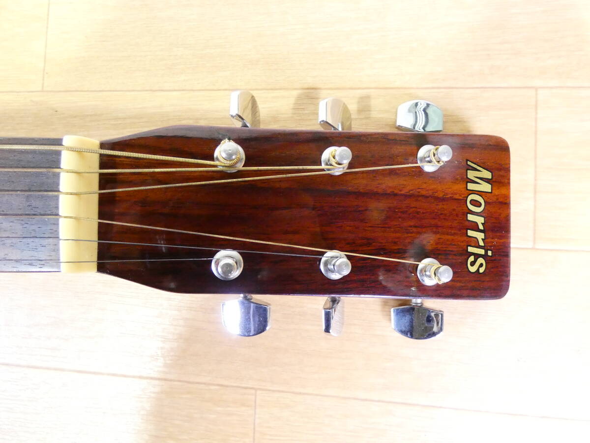 【S) USED!MORRIS アコースティックギター MD-502★モーリス/アコギ/ケース無 ※現状品＠170（3）】_画像6