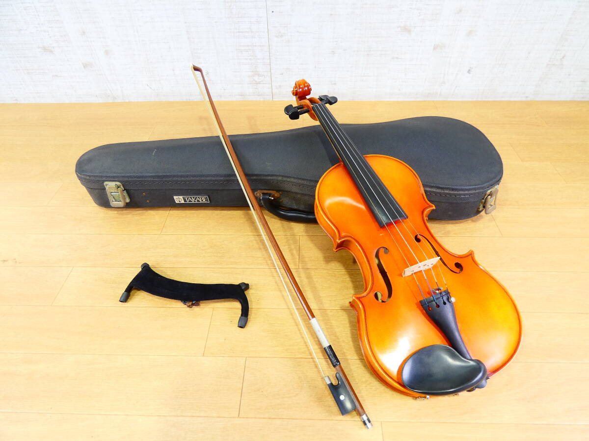 【USED!SUZUKI VIOLIN バイオリン No.300 Size:4/4★スズキ/弓・ケース付き/Anno1980 ※現状品＠120（3）】の画像1