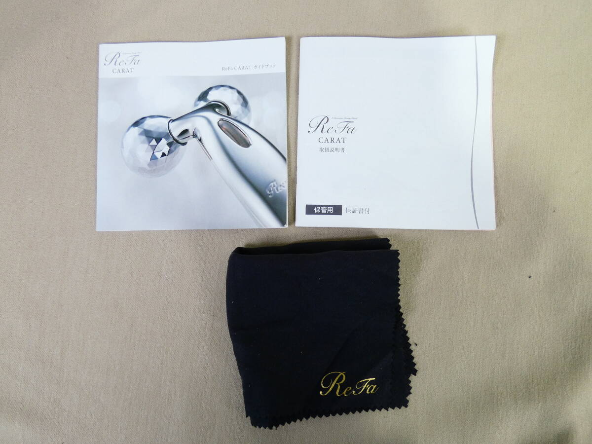 MTG 美容ローラー ReFa CARAT リファカラット PEC-L1706 リファ ReFa シルバー @送料520円(3)_画像2