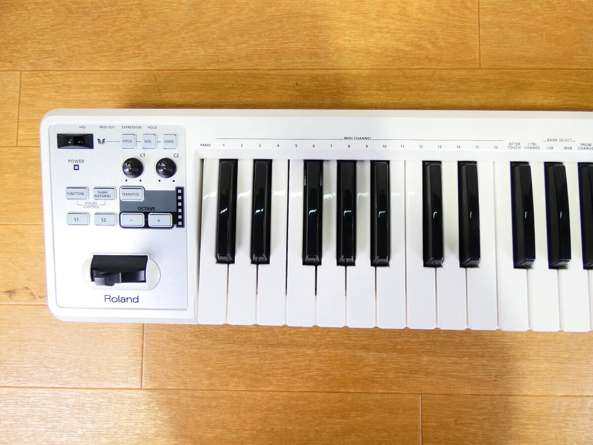 【USED!Roland MIDIキーボード A-49★ローランド/49鍵盤/元箱付き/通電のみ確認 ※現状品＠140（3）】の画像2