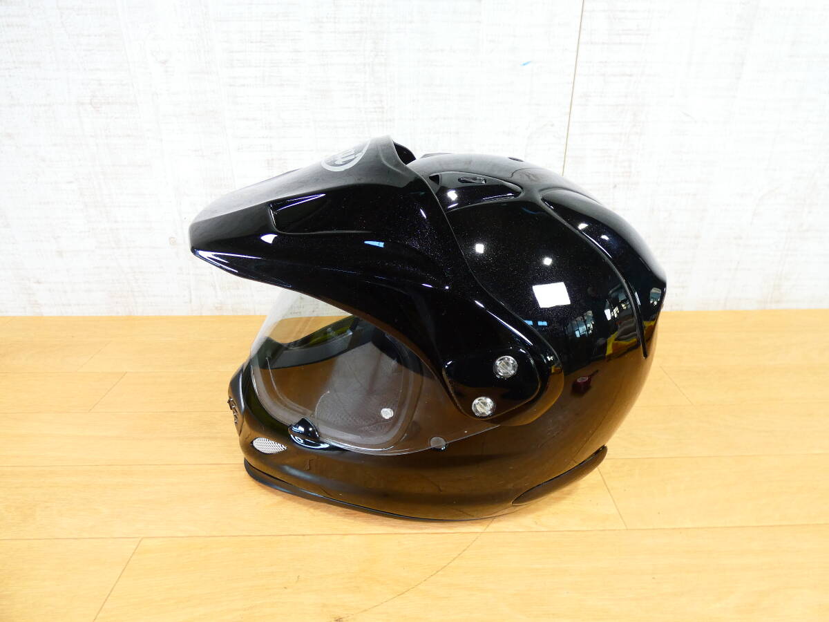 ◇Arai　アライ　Tour CROSSⅡオフロード　ツアークロス2　フルフェイスヘルメット　ブラック　55cm-56cm/Sサイズ＠100_画像1
