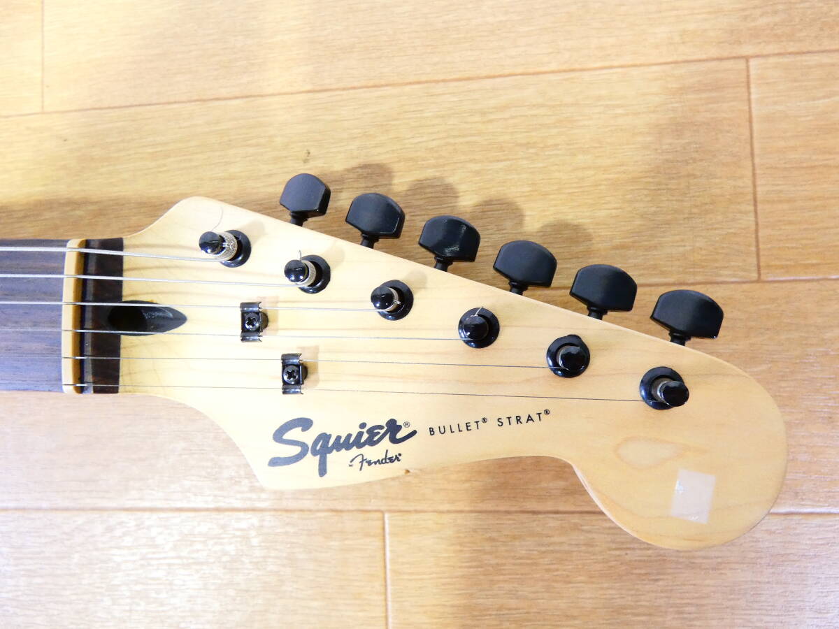 【USED!Squier by Fender エレキギター BULLET START⑦★スクワイヤー/ストラト/バレット/ケース無 ※現状品＠160（2）】_画像7