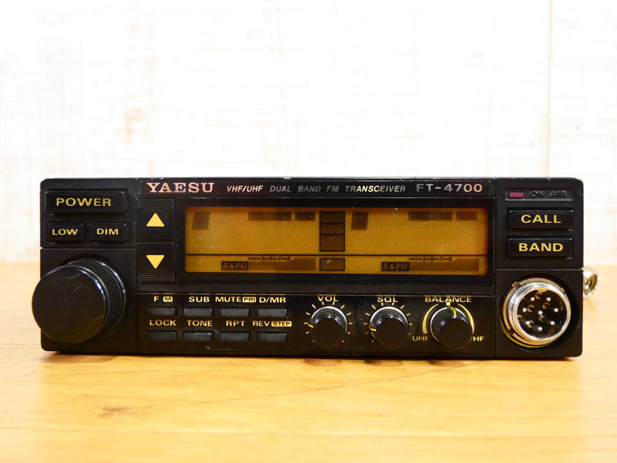 YAESU Yaesu FT-4700 dual band 144/430MHz transceiver amateur radio * operation not yet verification @60(3)