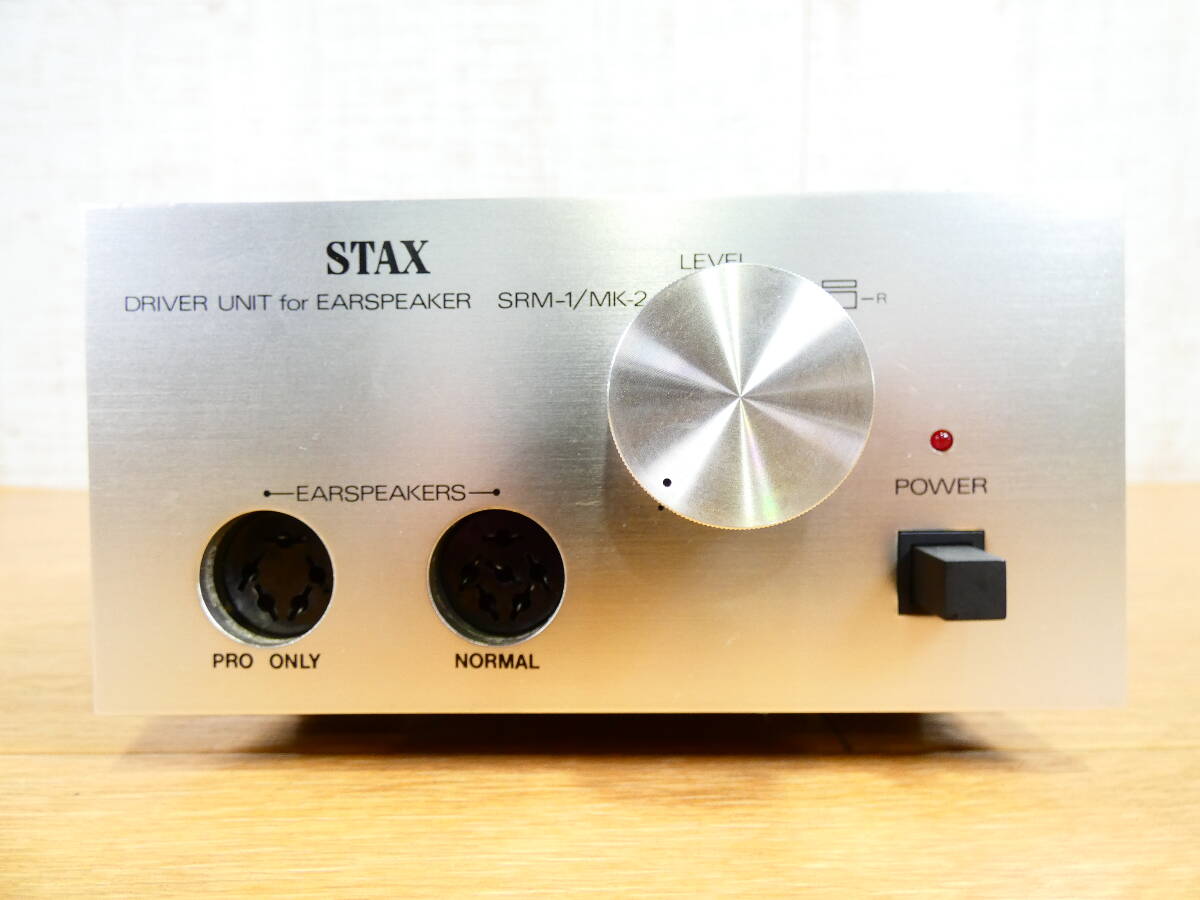 STAX Stax SRM-1 MK2 PRO headphone amplifier sound equipment audio * present condition delivery / electrification OK! @80 (3)