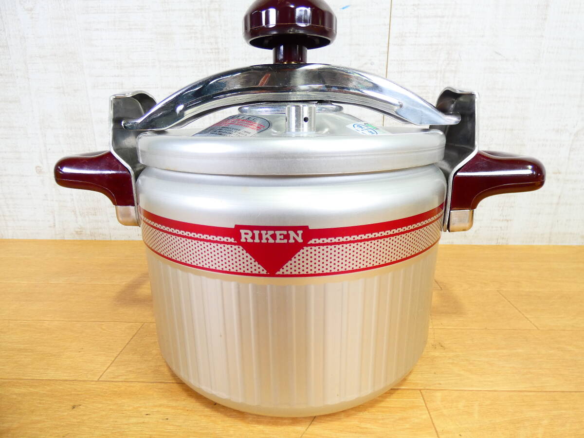 ◇理研 RIKEN 圧力鍋 クックオール 6L 一升炊き PMC-600 両手鍋 ◇理研 RIKEN 圧力鍋 クックオール 6L 一升炊き PMC-600 両手鍋