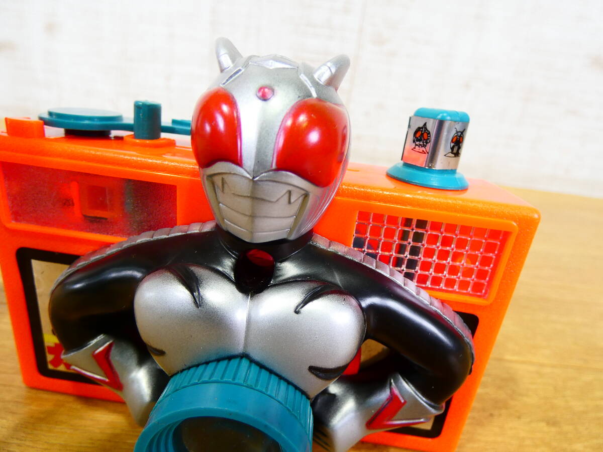 * в это время было использовано мак retro игрушка .... камера Kamen Rider super 1 корзина для рыбы тигр - камень лес Pro / каждый день радиовещание / восток . Showa Retro @ стоимость доставки 520 иен (3)