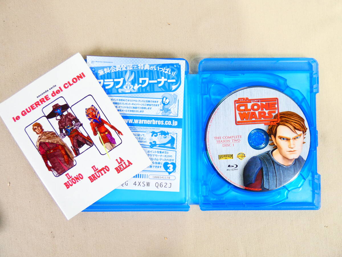 STAR WARS CLONE WARS スターウォーズ クローンウォーズ Blu-ray ブルーレイ コンプリートセット 4本 まとめ ※シーズン4未開封 @60(3)_画像6