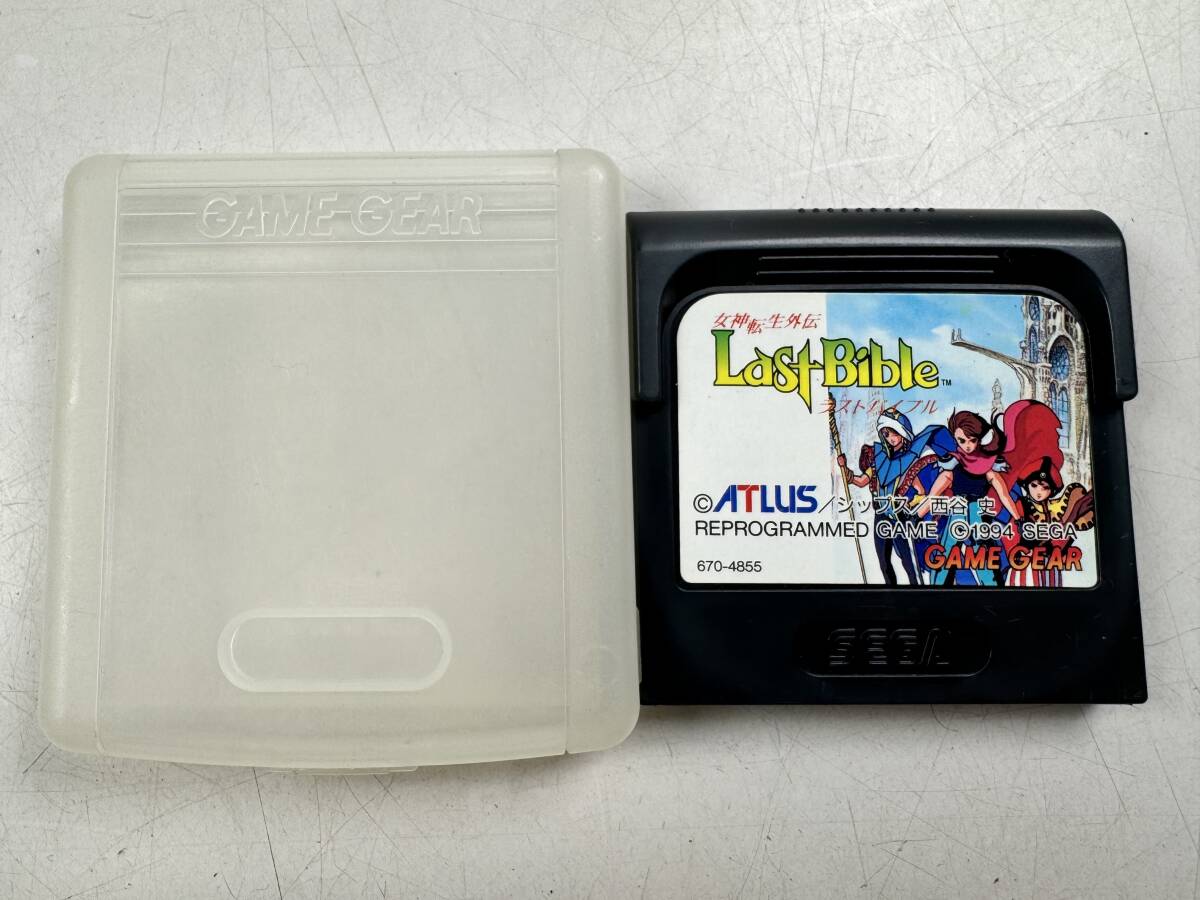 ♪【中古】SEGA GAME GEAR ソフト 女神転生外伝 ラストバイブル セガ ゲームギア 動作未確認 ジャンク ＠送料370円(3)_画像1