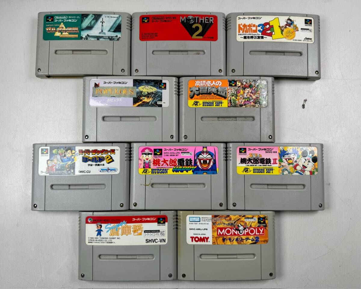 ♪【中古】Nintendo スーパーファミコン ソフト 104本 まとめ ダブり無し 任天堂 スーファミ カセット 動作未確認 ＠100(3)_画像9