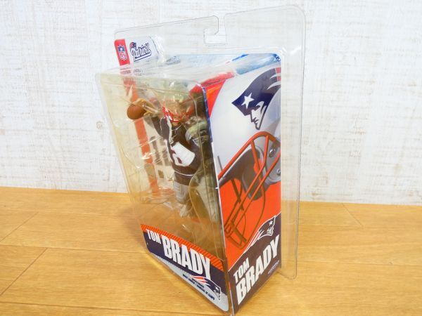 S) unopened!mak fur Len toys NFL new England *pei Trio tsuTOM BRADY Tom Bray ti#12 figure american football @80(M-20)