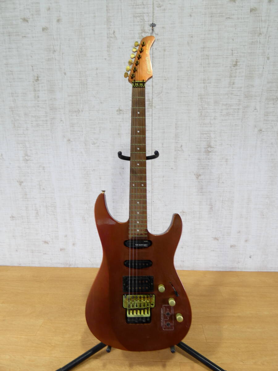 【USED!FERNANDES エレキギター 25th Anniversary★フェルナンデス/ケース付き/サスティナー/要リペア ※現状品＠160（3）】_画像1