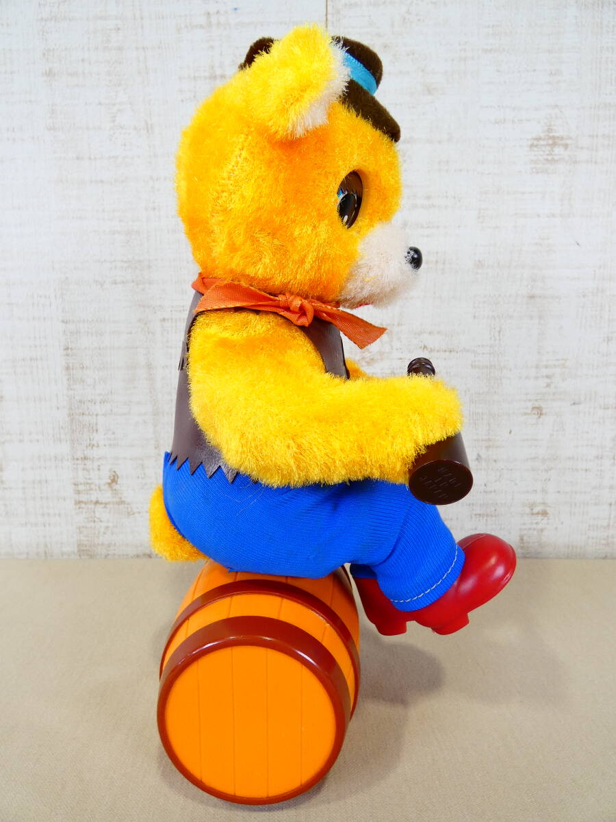 ◎ジャンク 当時もの イワヤコーポレーション レトロ玩具 ドリンキングベア 晩酌クマさん 全高約30cm 動作不良 昭和レトロ ＠80(3)_画像5