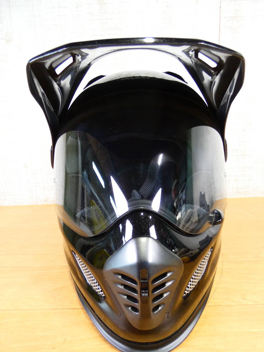 ◇Arai　アライ　Tour CROSSⅡオフロード　ツアークロス2　フルフェイスヘルメット　ブラック　55cm-56cm/Sサイズ＠100_画像2