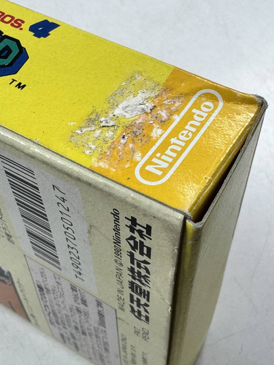 ♪【中古】Nintendo スーパーファミコン 箱 説明書 付き ソフト スーパーマリオワールド 任天堂 スーファミ カセット 動作未確認 ＠520(3)の画像4