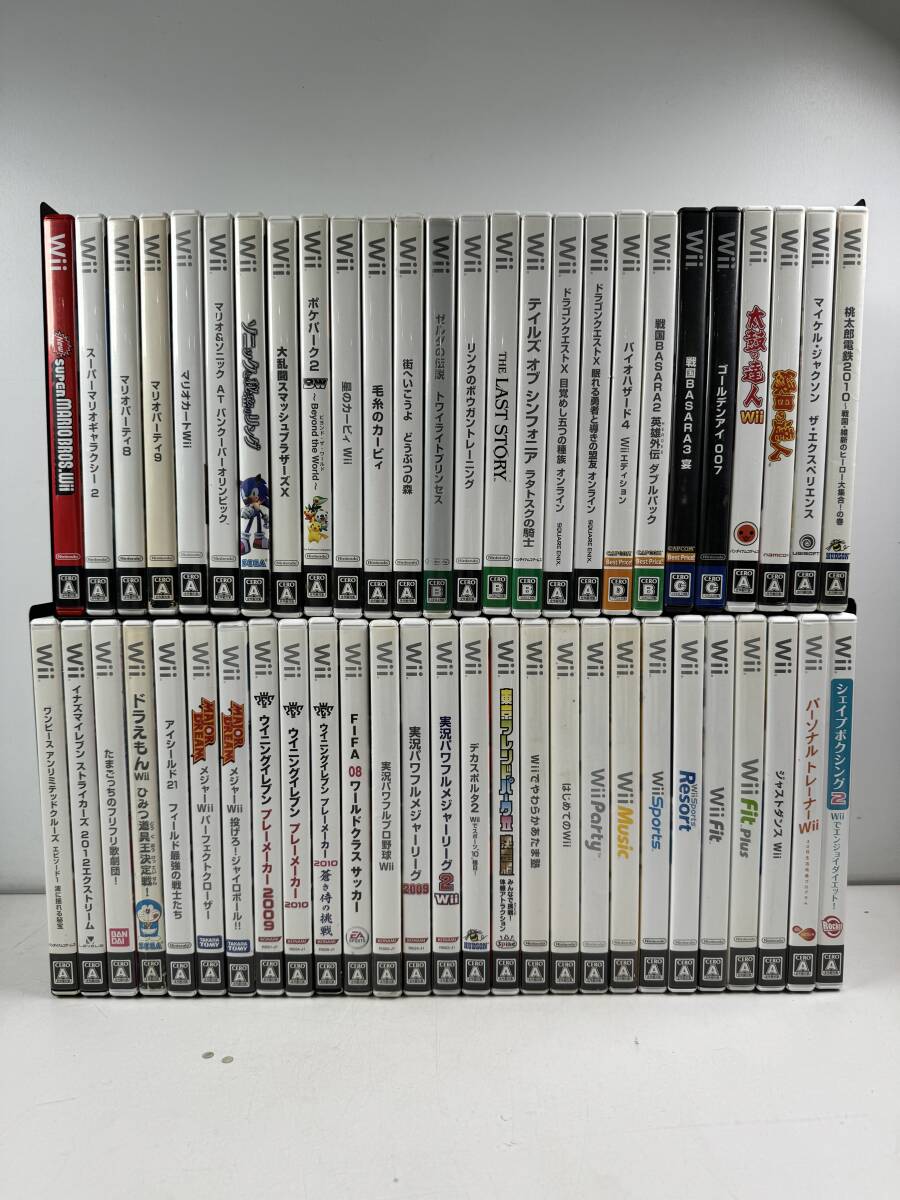 ♪【中古】Nintendo Wii ソフト 53本 まとめ ダブり無し 任天堂 ニンテンドー 動作未確認 ジャンク ＠100(3)_画像1