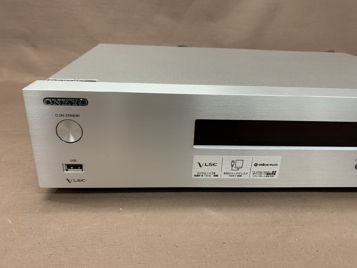 【YT-0227】ONKYO ネットワークオーディオ プレーヤー NS-6130 ハイレゾ 通電確認済 現状品【千円市場】_画像3