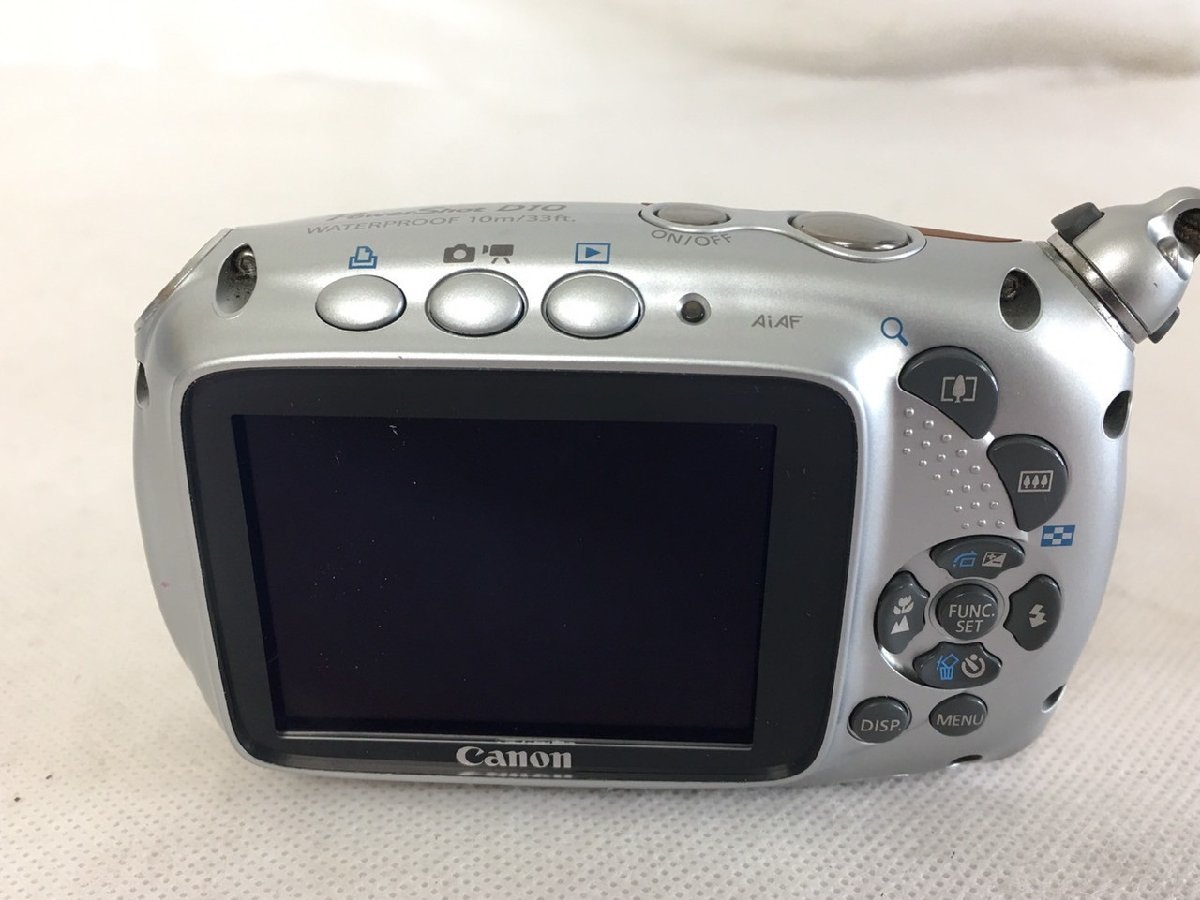 【D-1650】Canon キャノン コンパクト デジタルカメラ PowerShot D10 アウトドアキット パワーショット　現状品【千円市場】_画像4