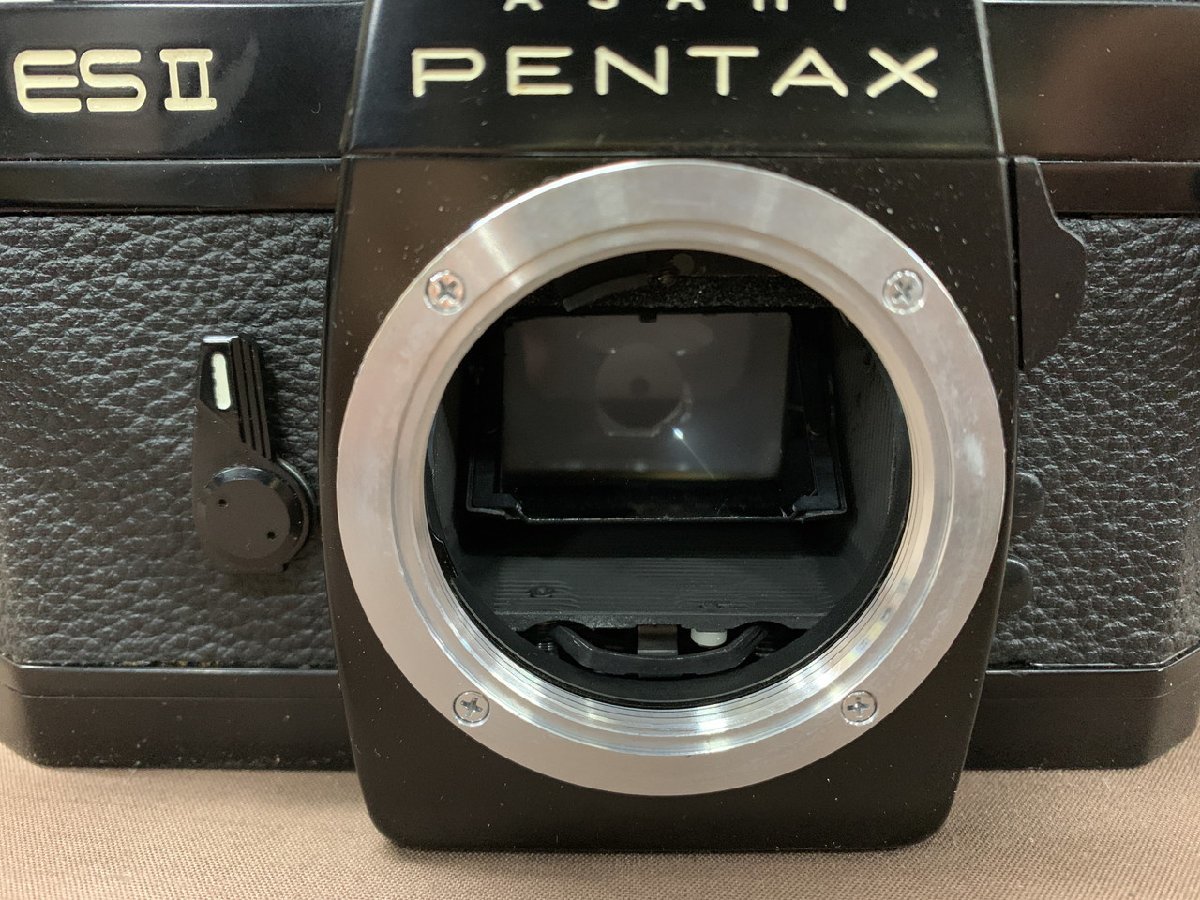 【YZ-0022】レトロ PENTAX ペンタックス ES II ASAHI SMC TAKUMAR 1:1.4/50 レンズ セット フィルムカメラ 現状品【千円市場】_画像3