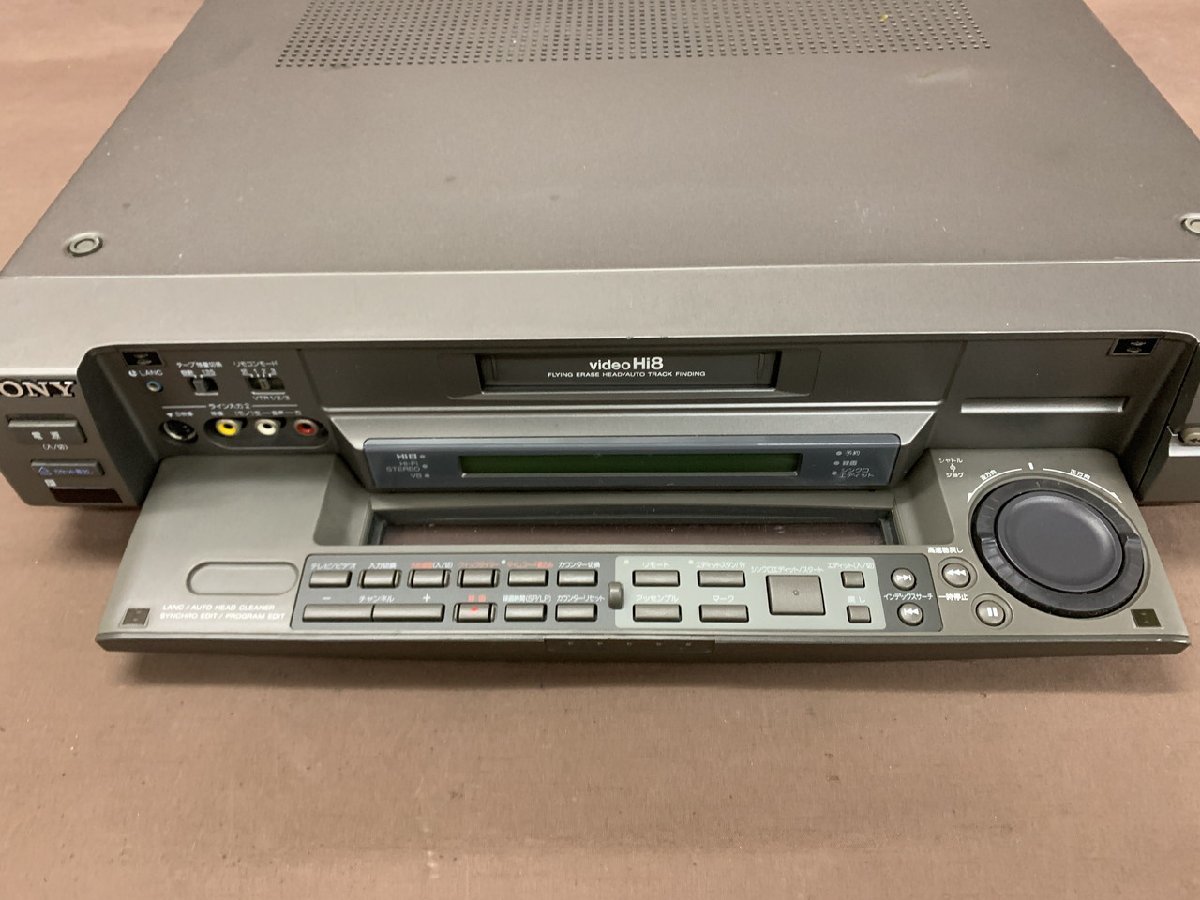 【O-6256】SONY EV-S2200 Hi8 本体のみ ビデオデッキ ビデオカセットレコーダー 1995年製 通電のみ 現状品【千円市場】_画像4