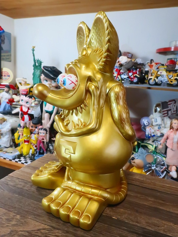 lato fins kRat Fink figure luck with money up!? Gold Ver. box attaching 