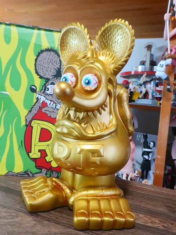 lato fins kRat Fink figure luck with money up!? Gold Ver. box attaching 