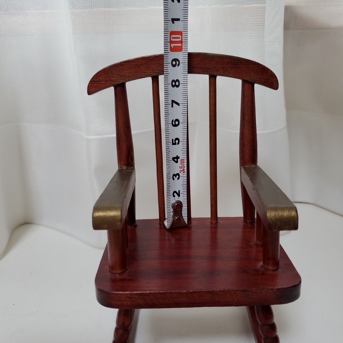 アンティーク人形用　木製ロッキングチェア　ミニ 椅子