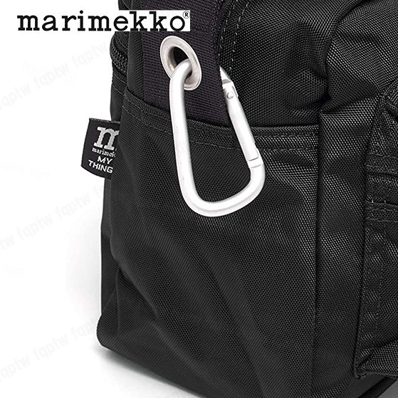 【新品・送料無料】マリメッコ ショルダーバッグ 047241 999 ブラック 黒 Marimekko MY THINGS マイシングス ユニセックス 即決