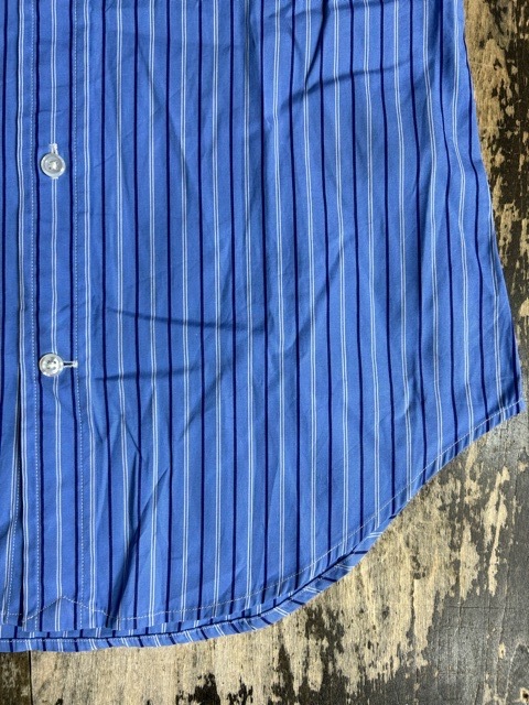 ラルフローレン ポロ刺繍 スリムフィット ストライプ シャツ 長袖 ブルー 150 80A_画像7
