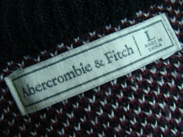 Abercrombie&Fitch アバクロ ボタンレス ロングカーディガン 黒 (L)_画像9