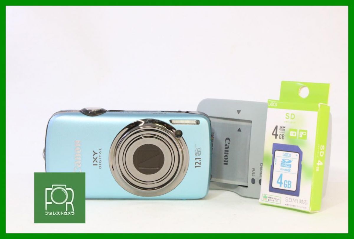 【同梱歓迎】【動作保証・点検済】良品■到着後即使える■Canon IXY DIGITAL930 IS■バッテリー・チャージャー・4GB SDカード付き■12986