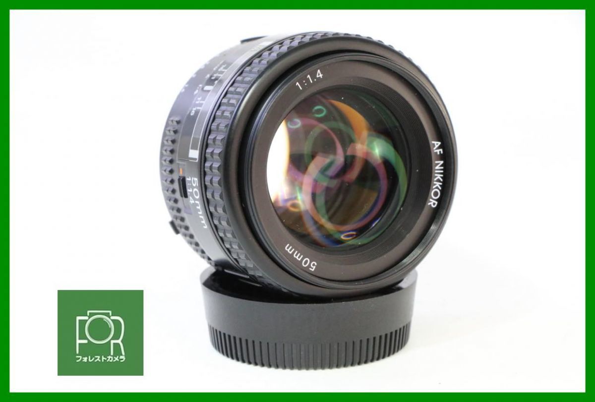 【同梱歓迎】【動作保証・点検済】良品■Nikon AF NIKKOR 50mm F1.4■爪なし■AC910_画像1