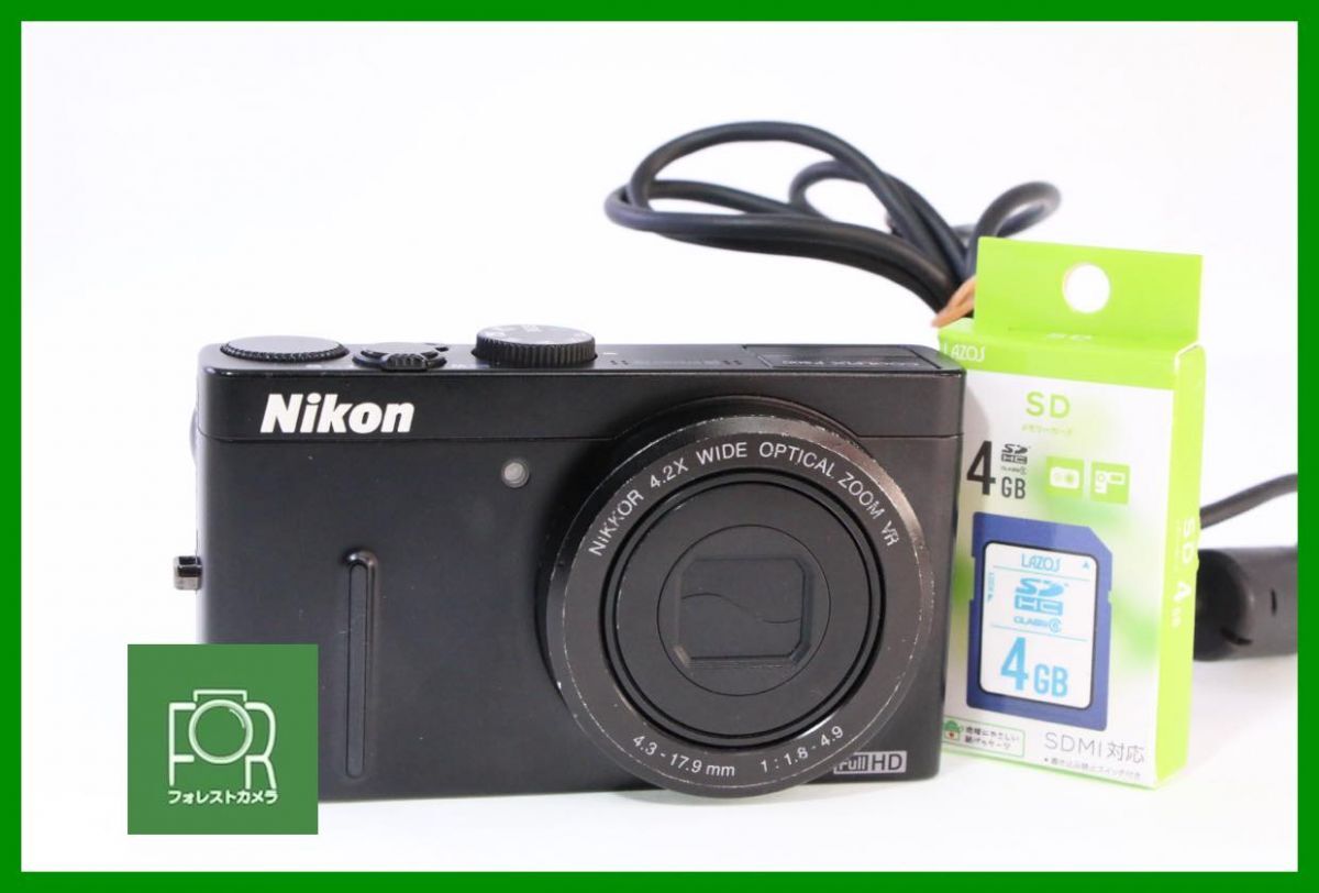 【同梱歓迎】実用■到着後即使える■Nikon COOLPIX P300■バッテリー・チャージャー・4GB SDカード付き■EE966_画像1