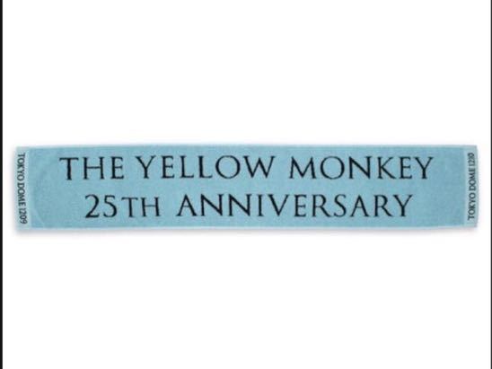 新品未開封 25th ジャガードマフラータオル(水色ラメ) THE YELLOW MONKEY イエローモンキー イエモン 東京ドーム グッズ 吉井和哉 タオル_画像1