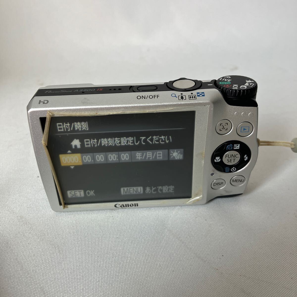 ▽【500円スタート】Canon キャノンPowerShot A3300IS コンパクトデジタルカメラ 充電器付き 稼動品_画像9