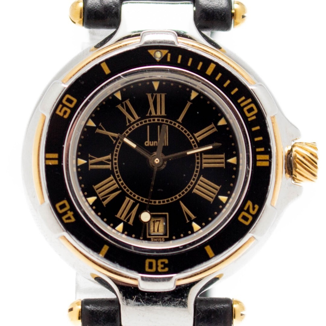【美品】Dunhill ミレニアムダイバー メンズ腕時計 ダンヒル 黒文字盤_画像1