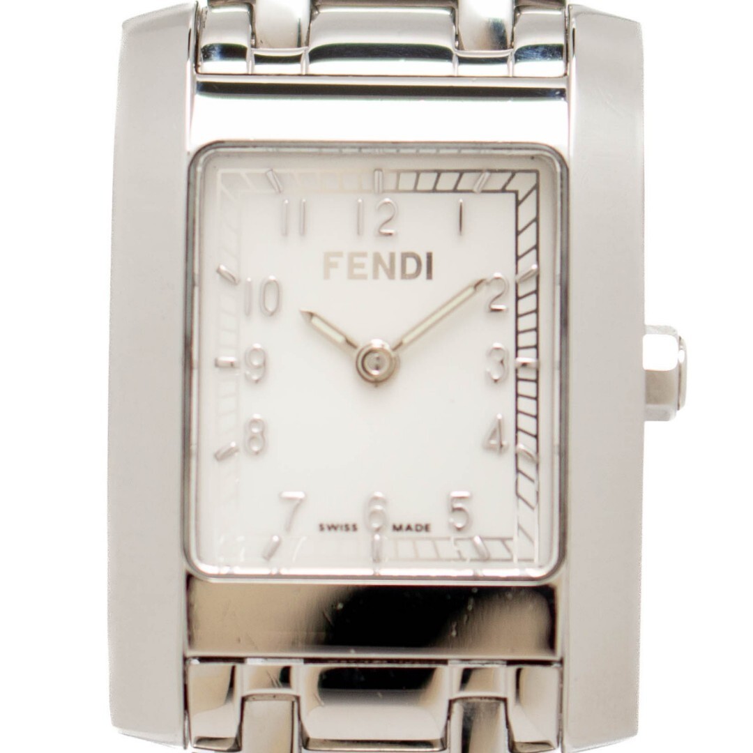 FENDI 7000L レディース腕時計 白文字盤 シルバー 新品電池 箱付き