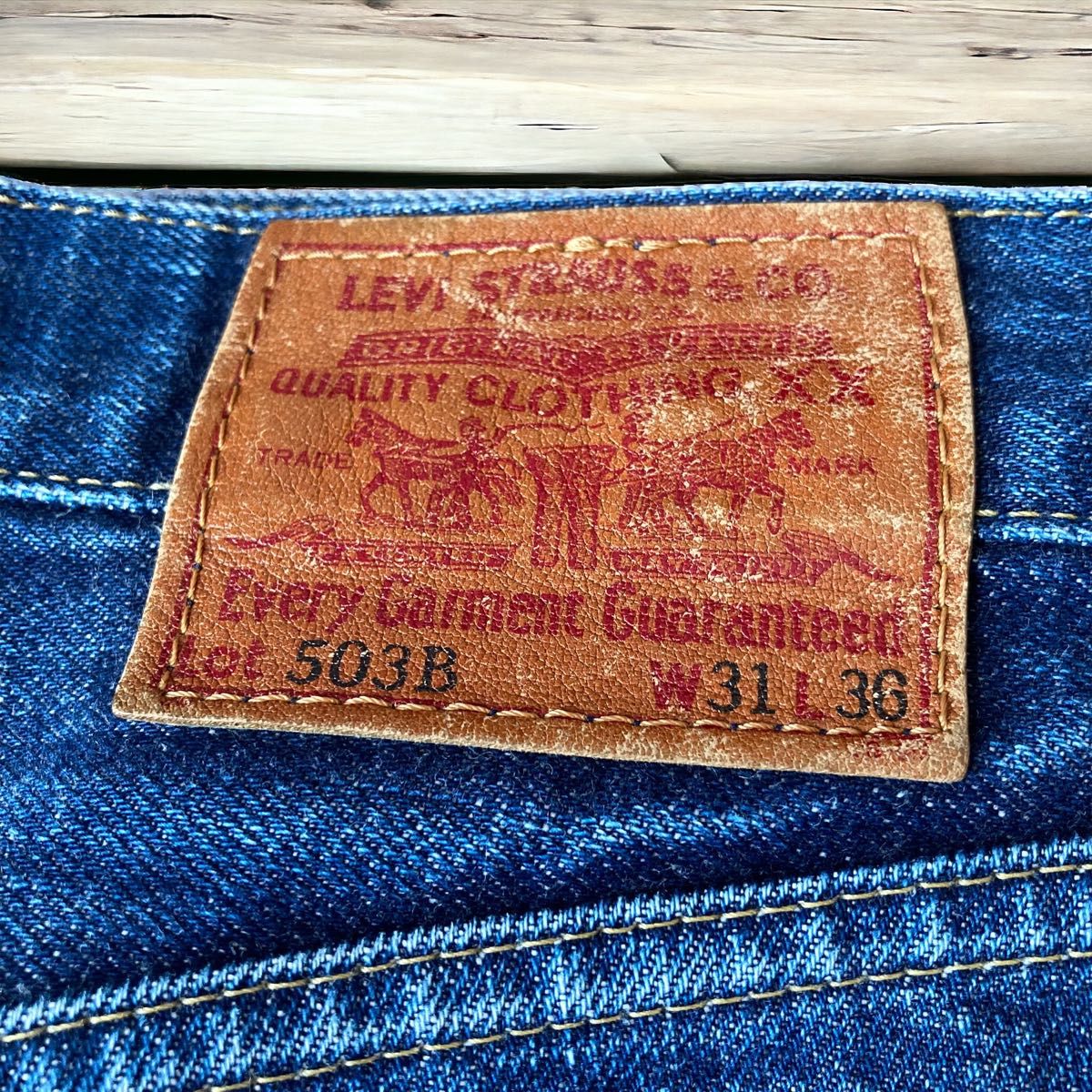 Levi's503BXX セルヴィッジジーンズ デニムパンツ 復刻 赤耳 濃紺 リーバイス ダブルエックス 