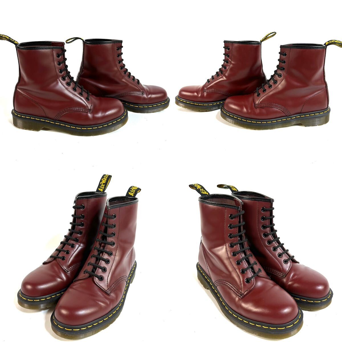 美品】Dr Martens ドクターマーチン 8ホール ブーツ レザー 美品】Dr Martens ドクターマーチン 8ホール ブーツ レザー
