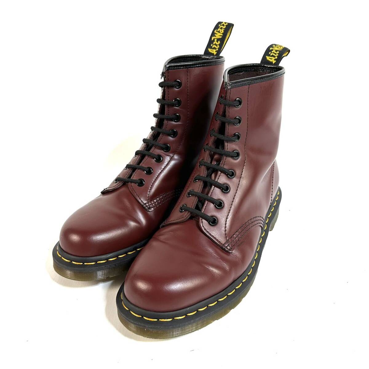 美品】Dr Martens ドクターマーチン 8ホール ブーツ レザー 美品】Dr Martens ドクターマーチン 8ホール ブーツ レザー