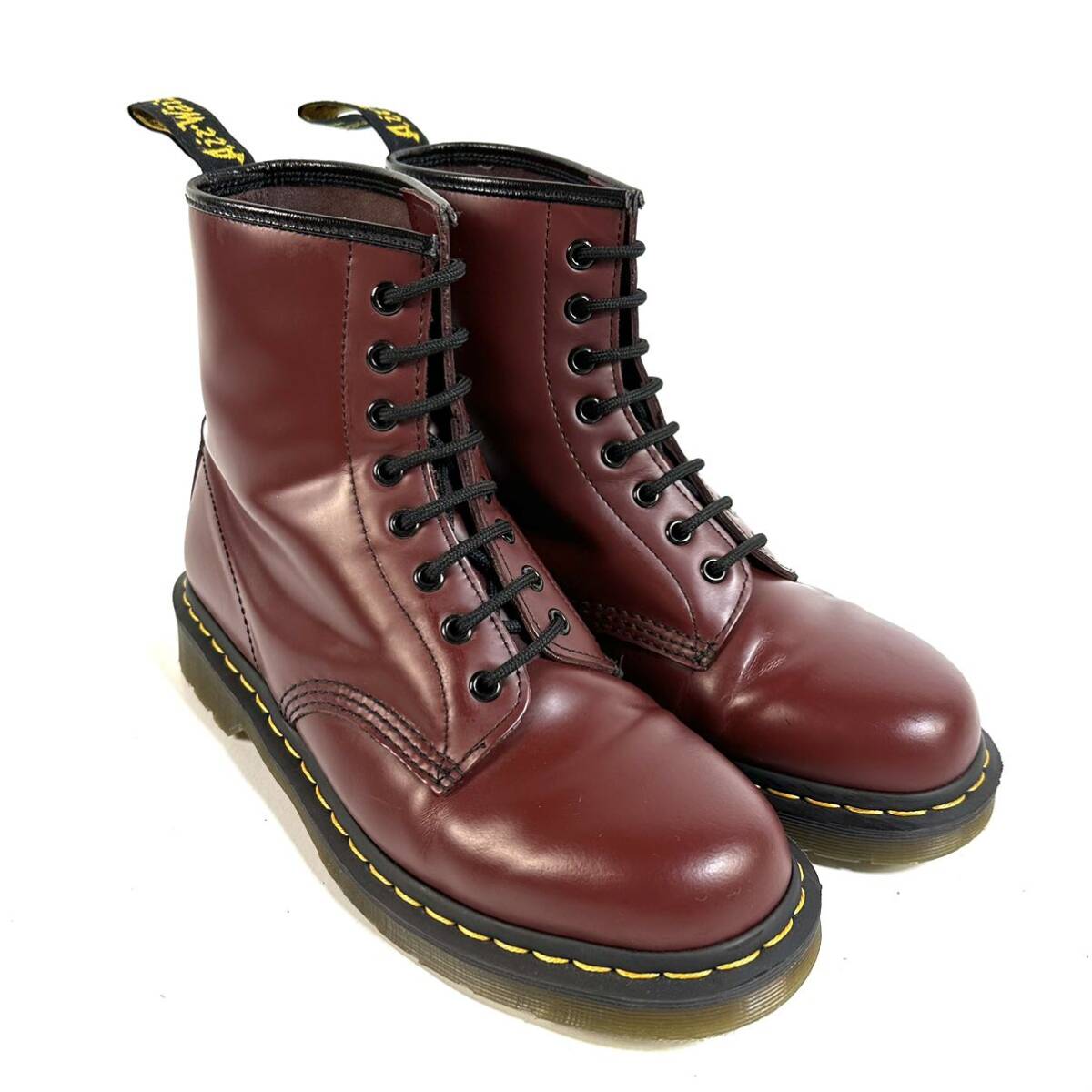美品】Dr Martens ドクターマーチン 8ホール ブーツ レザー 美品】Dr Martens ドクターマーチン 8ホール ブーツ レザー