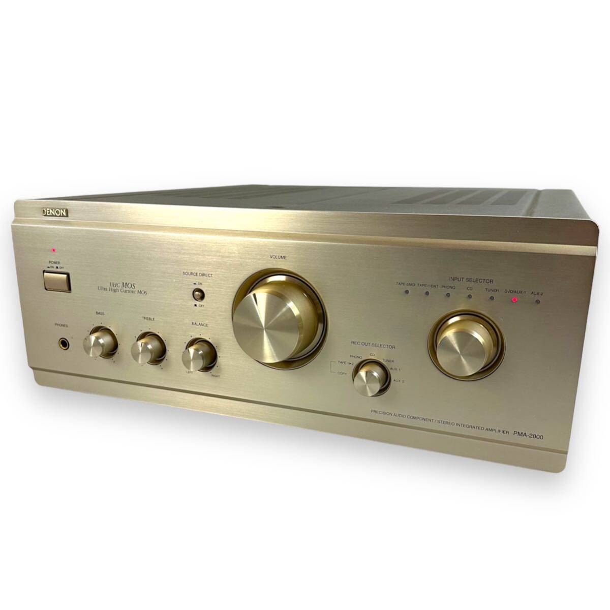 [ operation goods ]DENON Denon PMA-2000 pre-main amplifier Gold made in Japan 