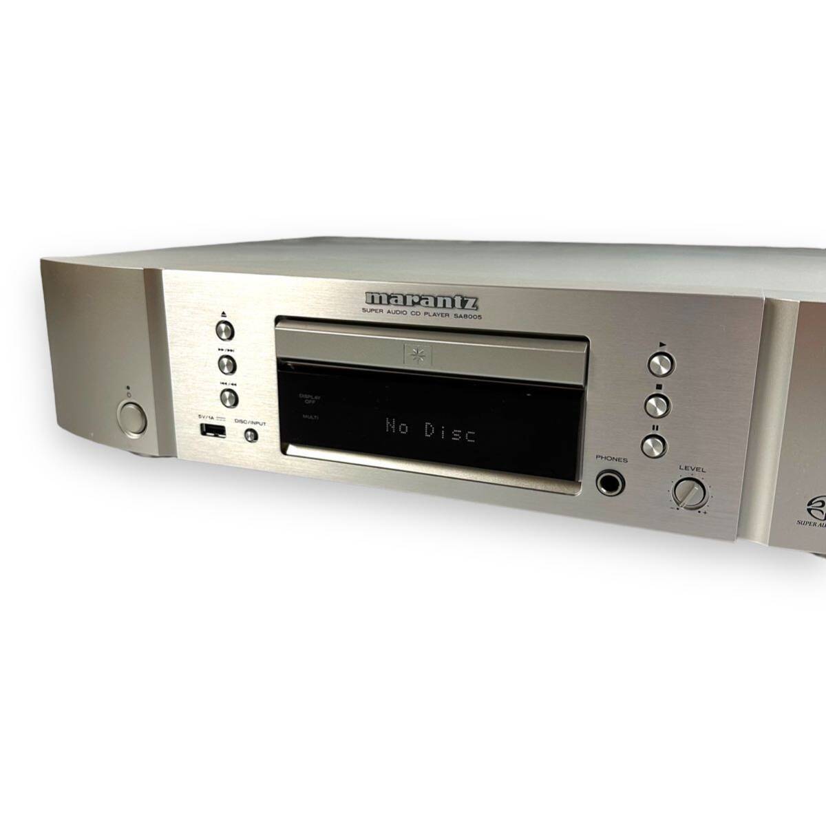 [ beautiful goods ]marantz Marantz CD/SA CD player SA8005 silver 17 year made original box remote control attaching 