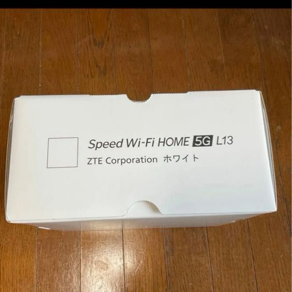 新品未使用　Speed Wi-Fi HOME 5G L13 ZTE ホワイト Z TEホームルーター　au wimax