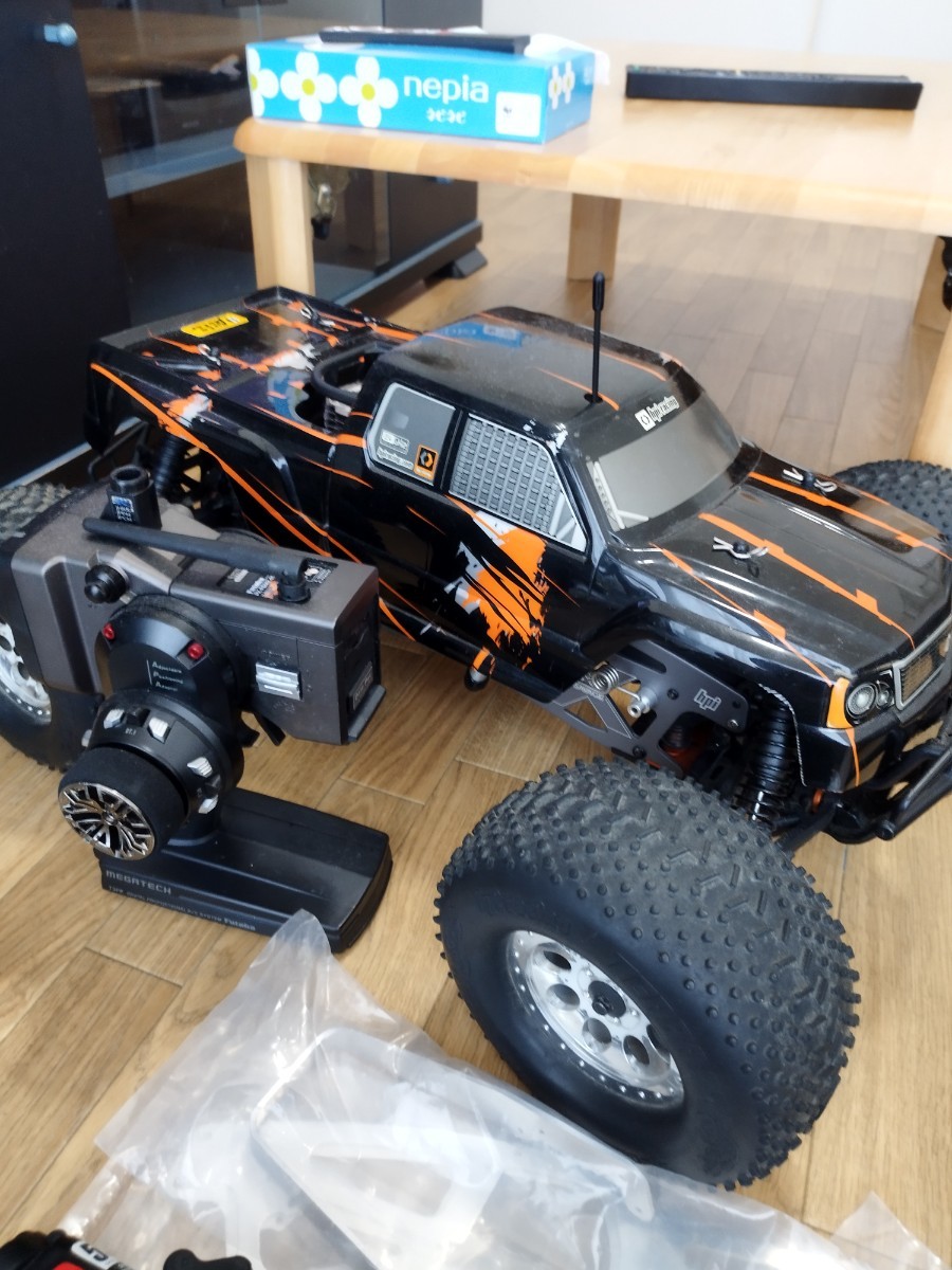 希少　hpi SAVAGE　XL 3PK Super　2.4Gモジュール　フタバハイトルクサーボ2機　サベージXL　3速　ロト　フルセット　_画像2